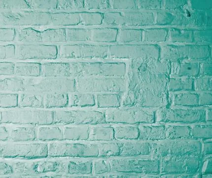 Green Brick Background Stock Photos