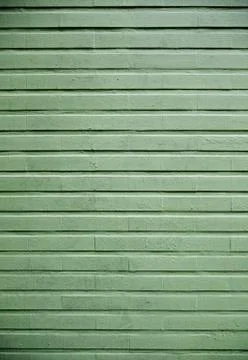Green brick background Stock Photos