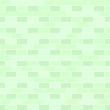 Green brick pattern. Seamless vector Stock Illustration