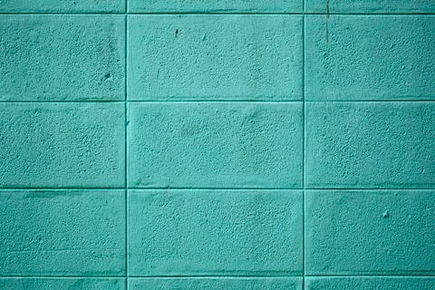 Green brick wall texture Stock Photos