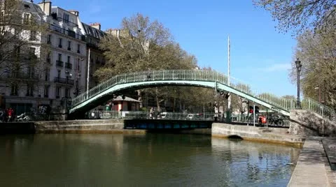 The green bridge Stock Footage 10884524