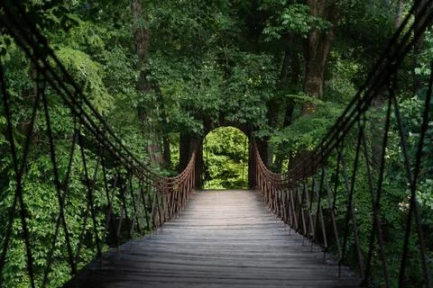 Green Bridge Foto stock