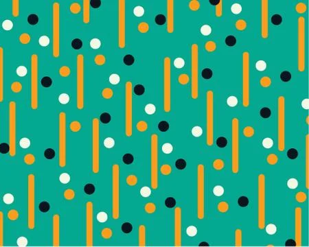 Green bright background consisting of small yellow details Stock Illustration