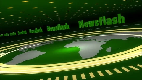 Green Broadcast Background Stock Footage 73848872