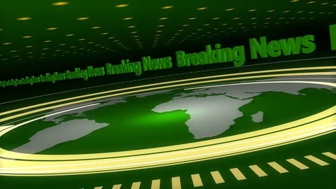 Green Broadcast Background Stock Footage 73848916