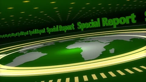 Green Broadcast Background Stock Footage 73848918