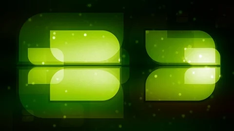 Green Broadcast Shapes Stock Footage 91056003