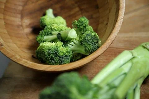 Green broccoli Stock Photos