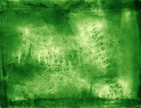 Green brush stroke texture background Stock Photos