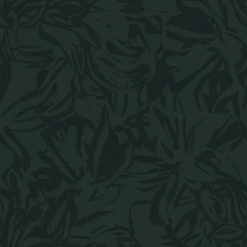 Green Brushstroke Floral seamless pattern design 스톡 일러스트