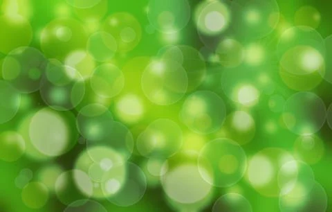 Green bubble background Stock Illustration