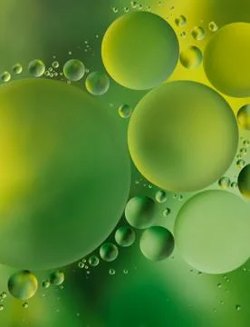 Green bubble background Stock Photos