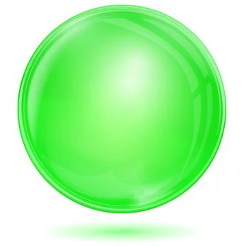 Green bubble Illustrazione stock