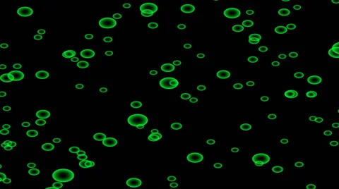 Green bubbles background Stock Footage 45276583