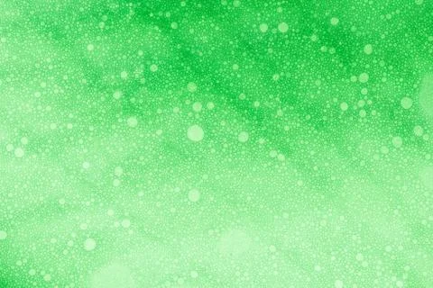 Green Bubbles background Stock Photos