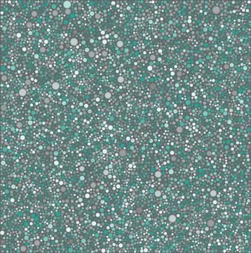 Green Bubbles Circles on Grey Background Dots Illustrazione stock