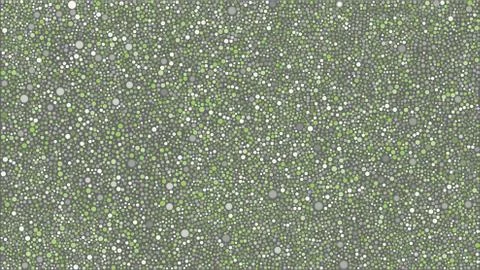 Green Bubbles Circles on Grey Background Dots Illustrazione stock