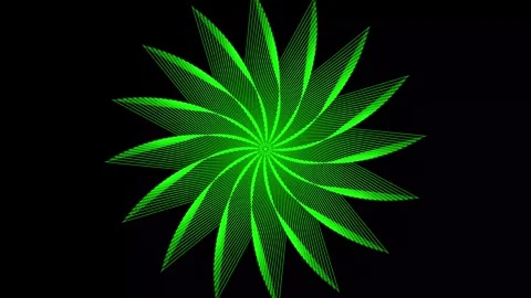 Green Bubbles Flying On Black Background 库存影片 323308494