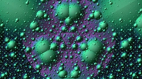 Green bubbles Stock Footage 8724752