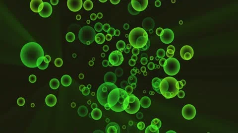 Green Bubbles Stock-Footage 21523851