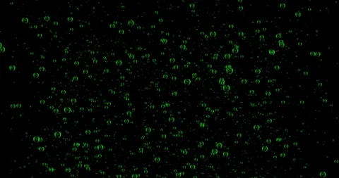 Green Bubbles Stock Footage 113080180