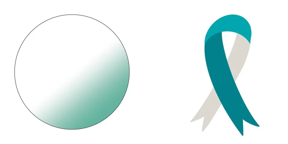 Green bubbles in gradient with white Stock Illustration