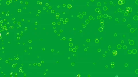 Green Bubbles Loop Stock Footage 617483