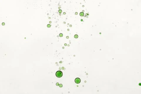Green bubbles Stock Photos
