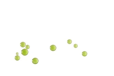 Green bubbles Stock Photos