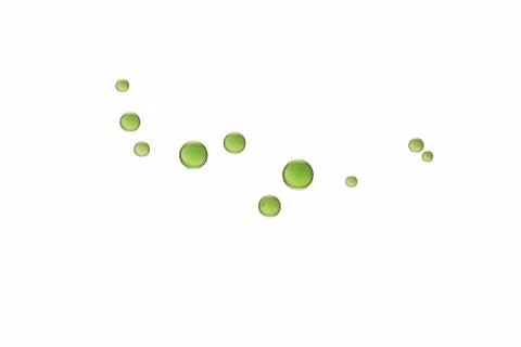 Green bubbles Stock Photos