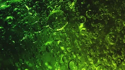 Green Bubbles Swirl Video stock 58078320