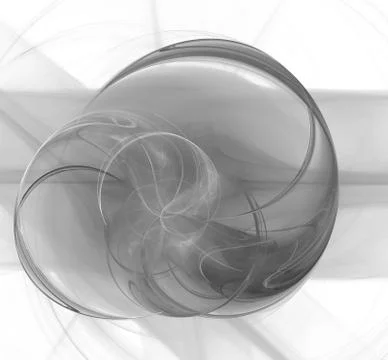 Green bubbles technological background Ilustración de archivo