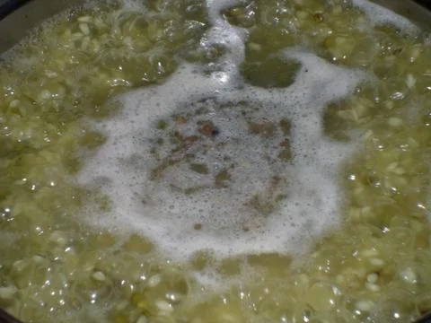 Green Bubbles2 Foto stock
