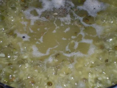 Green Bubbles3 Foto stock