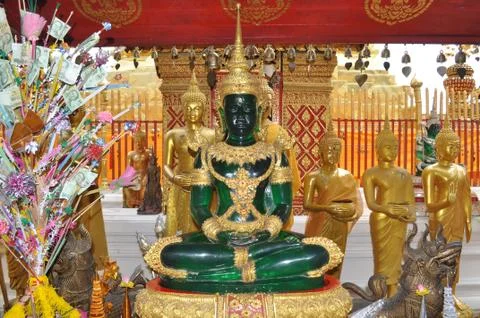 Green Buddha Stock Photos