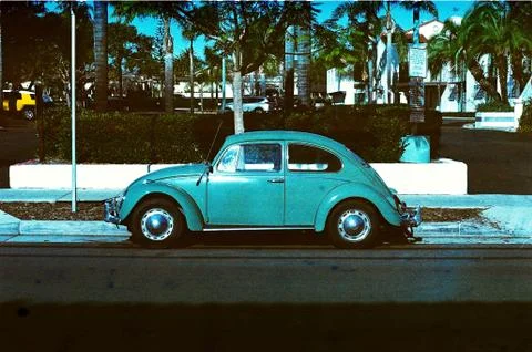 Green Bug Car Stock Photos