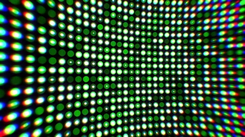 Green Bulb Lights Wall Screen Loop Stock Footage 170896536
