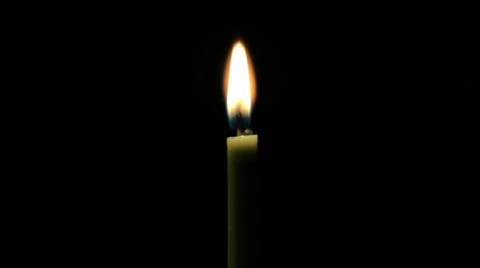 Green burning candle timelapse Stock Footage 34599482