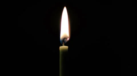 Green burning candle timelapse Stock Footage 34599662