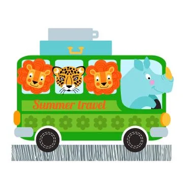 Green bus design vector illustration. Stock Illustration