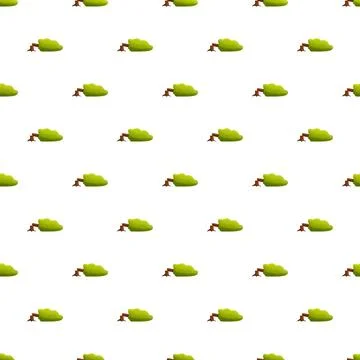 Green bush pattern seamless repeating background design Stockillustratie
