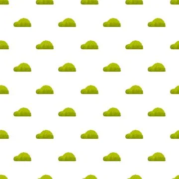 Green bush repeating pattern creating seamless ornamental background 스톡 일러스트