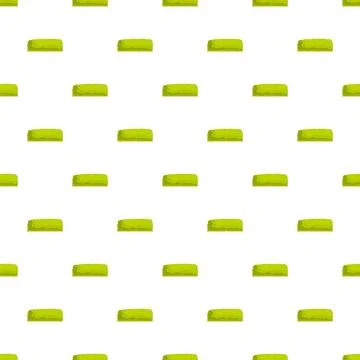 Green bushes creating seamless hedge pattern illustration 库存插图