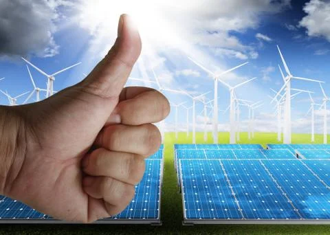 Green business Stock Illustration