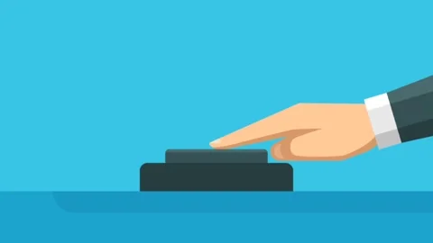 Green button Stock Footage 285769311