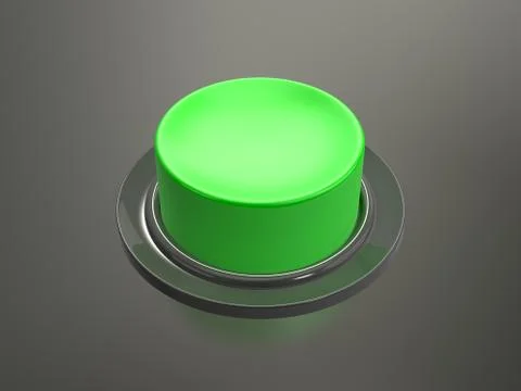 Green button Stock Illustration
