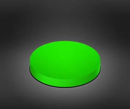 Green button Stock Illustration