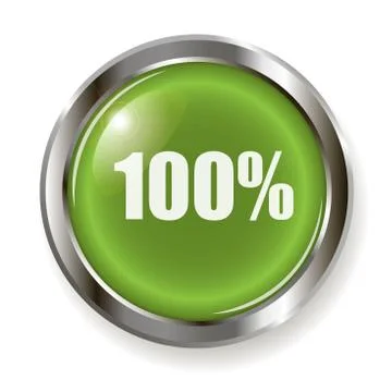 Green button Stock Illustration