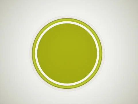 Green button rendered Stock Illustration