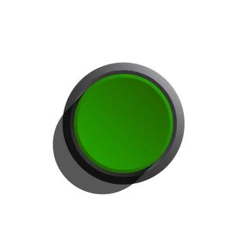 Green button for web applications.. icon. vector design Stock Illustration